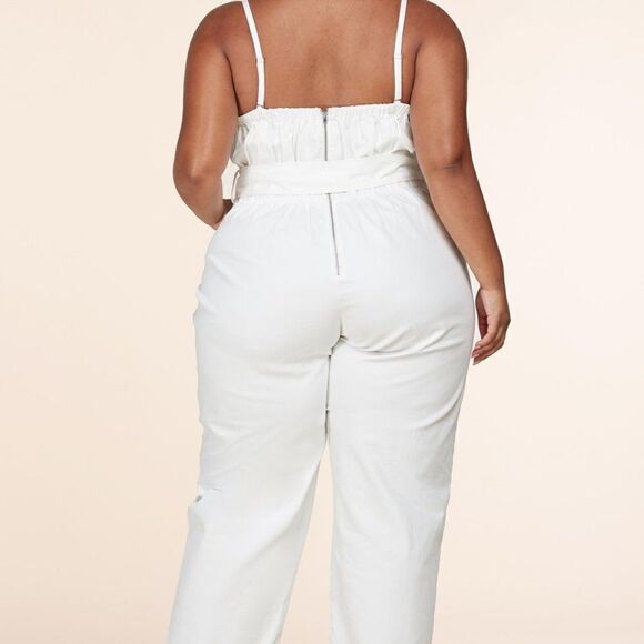 ❤️BRAND NEW! L’atise by Amy Plus Size Letter Print Jumpsuits - Picture 11 of 15